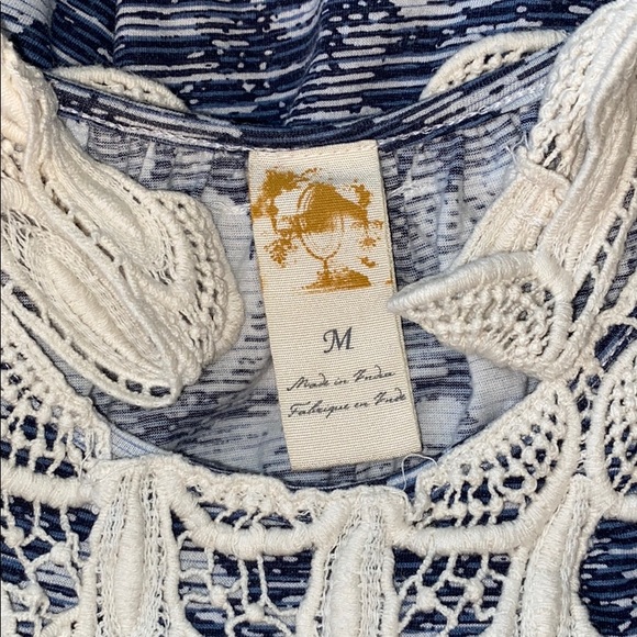 Anthro C. Kerr Crochet Beaded Sequin Floral Tank - Picture 8 of 13